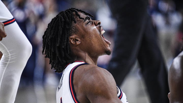 Gonzaga senior guard Michael Ajayi. Gonzaga senior guard Michael Ajayi.