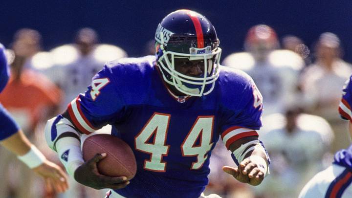 Unknown Date; East Rutherford, NJ, USA; FILE PHOTO; New York Giants running back Maurice Carthon (44) carries the ball at Giants Stadium.  