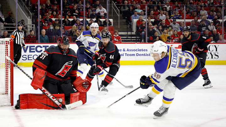 St Louis Blues v Carolina Hurricanes