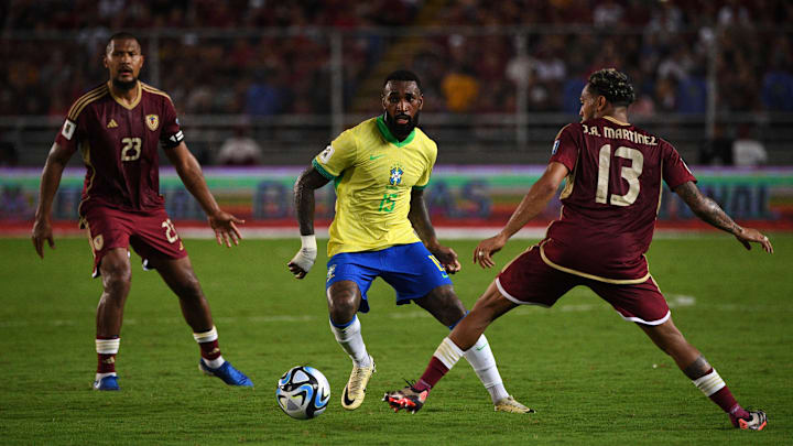 Qualifier for the 2026 FIFA World Cup. Venezuela vs Brazil