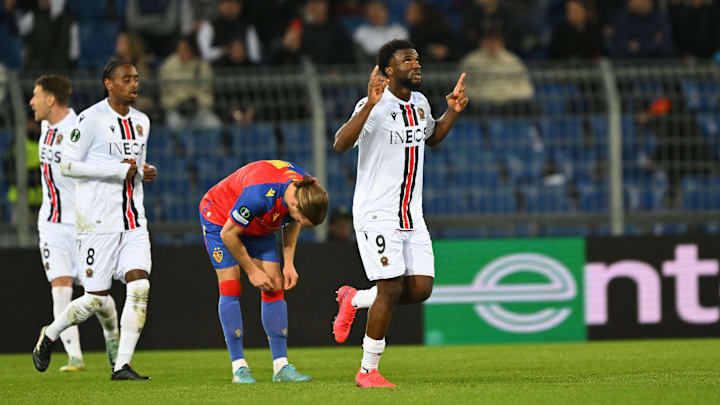 Terem Moffi a inscrit l'un des buts de la saison.