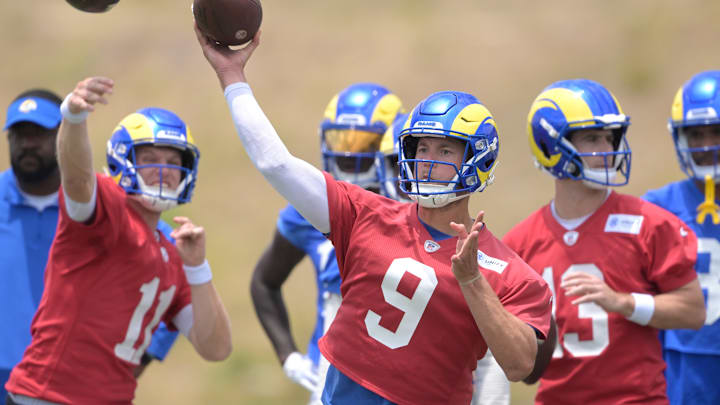 Los Angeles Rams Offseason Workout Matthew Stafford,