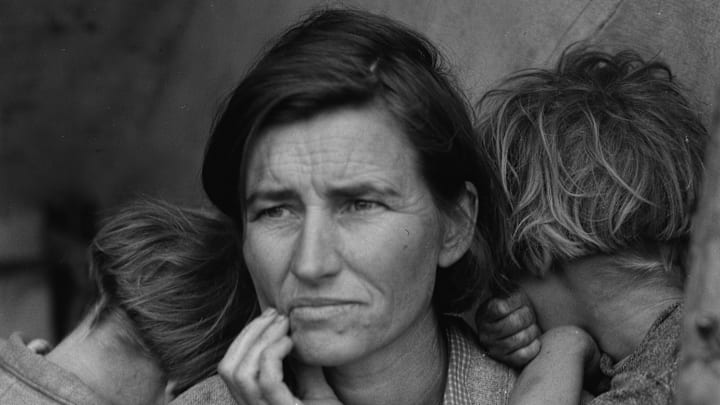 “Migrant Mother” photograph by Dorothea Lange