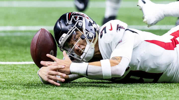 Former Atlanta Falcons quarterback Desmond Ridder was benched twice in 2023, his only season as a starter in the NFL. Former Atlanta Falcons quarterback Desmond Ridder was benched twice in 2023, his only season as a starter in the NFL.