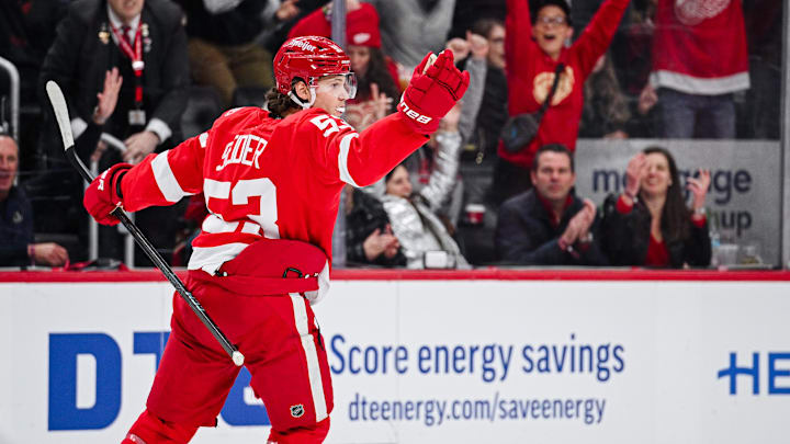 Moritz Seider has 38 shots on goal in his last 10 games.