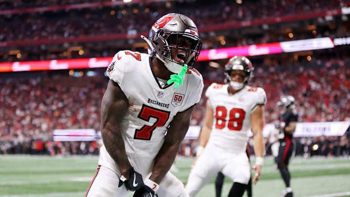 Tampa Bay Buccaneers running back Bucky Irving. Tampa Bay Buccaneers running back Bucky Irving.