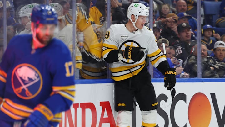 Morgan Geekie and the Bruins host the Sabres on Thursday night.