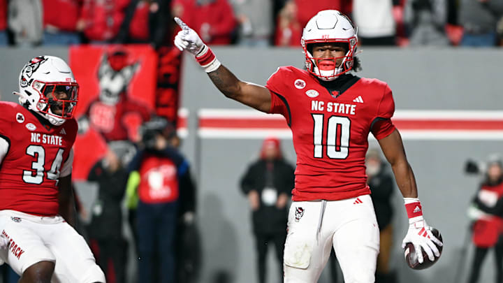 North Carolina State Wolfpack receiver KC Concepcion (10)