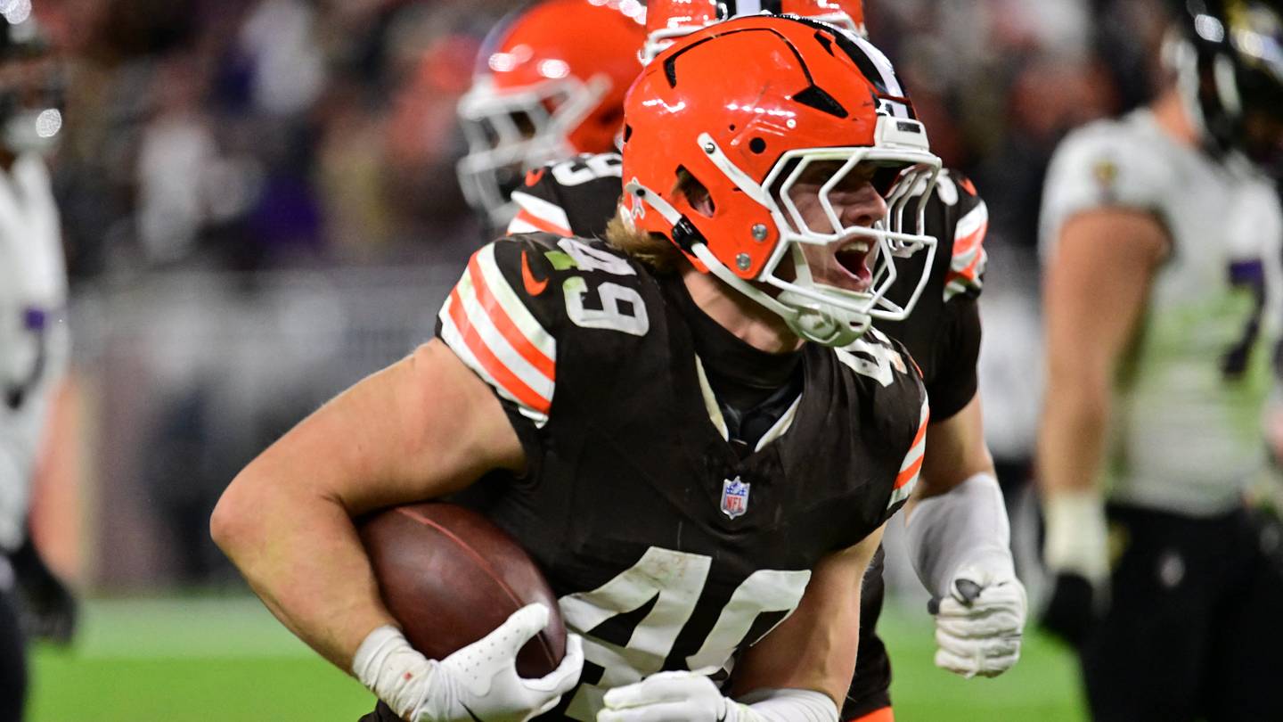 Carson Schwesinger knows exactly what's missing from Browns' dominant defensive start