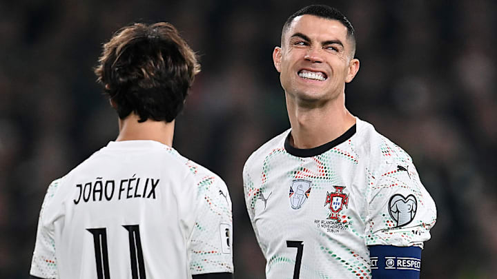Cristiano Ronaldo was suspended for Portugal’s decisive qualifier.