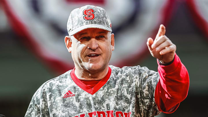 NC State head coach Elliott Avent before a game. 