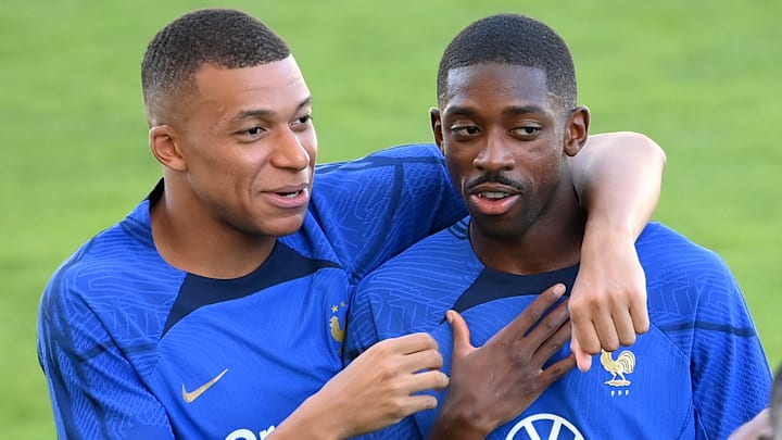 Companheiros de seleção, Mbappé e Dembélé também vão dividir o mesmo vestiário no PSG