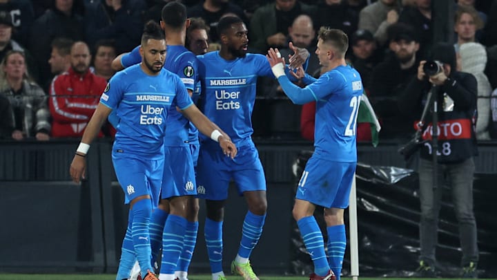 Gerson a inscrit le deuxième but de l'OM dans cette demi-finale aller.