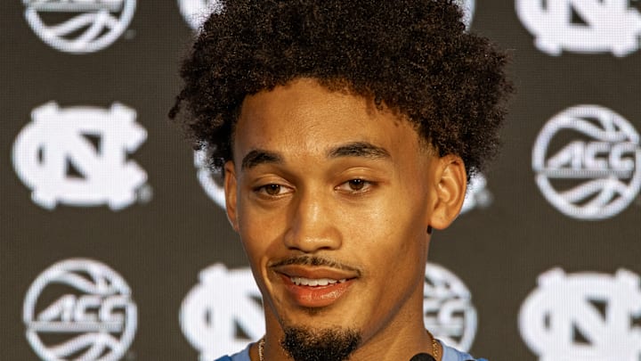 UNC guard Seth Trimble at ACC Tipoff