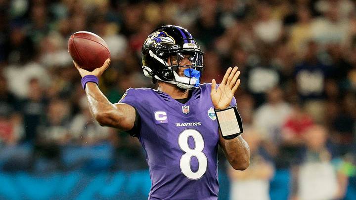 Baltimore Ravens quarterback Lamar Jackson. Baltimore Ravens quarterback Lamar Jackson.