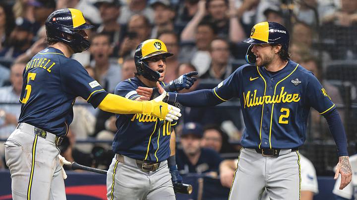 The Brewers are one win away from their first championship in franchise history after stomping the Rays in Game 3. 