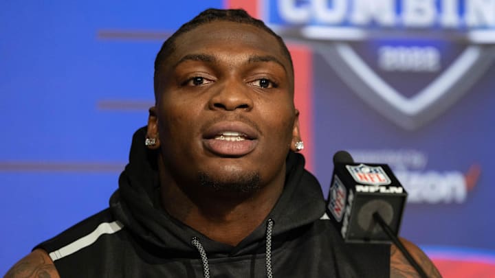 Dallas Cowboys defensive tackle Perrion Winfrey during the 2022 NFL Scouting Combine.