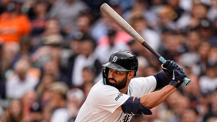 Detroit Tigers left fielder Riley Greene.