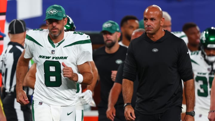 Rodgers's absence from mandatory minicamp wasn't excused by Saleh and the Jets.