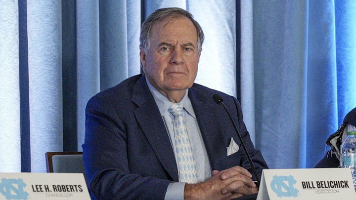 UNC football head coach Bill Belichick UNC football head coach Bill Belichick