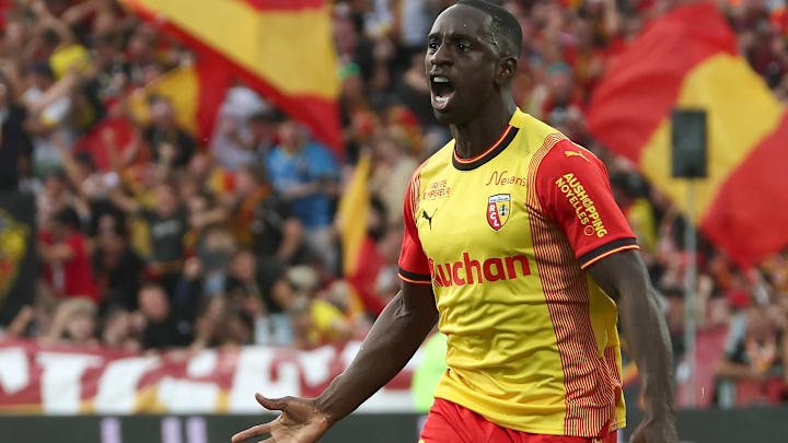 Deiver Machado ne cache pas sa joie au moment de l'égalisation lensoise dans le derby du Nord