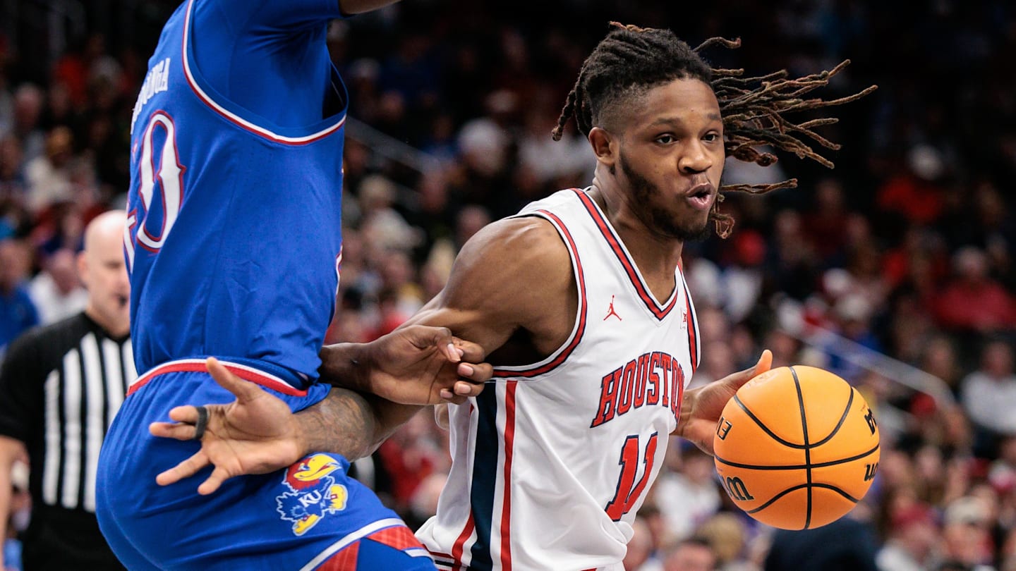 No. 5 Houston Basketball Rolls Past No. 14 Kansas To Advance To Big 12 Championship Game