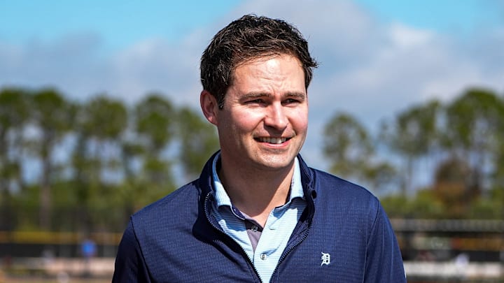 Detroit Tigers president of baseball operations Scott Harris