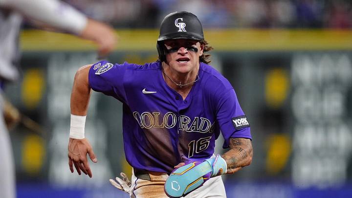 Jun 9, 2026; Denver, Colorado, USA; Colorado Rockies center fielder Cole Carrigg (16). Mandatory Credit: Ron Chenoy-Imagn Images Jun 9, 2026; Denver, Colorado, USA; Colorado Rockies center fielder Cole Carrigg (16). Mandatory Credit: Ron Chenoy-Imagn Images