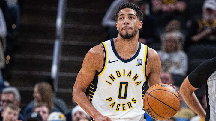 Indiana Pacers guard Tyrese Haliburton.