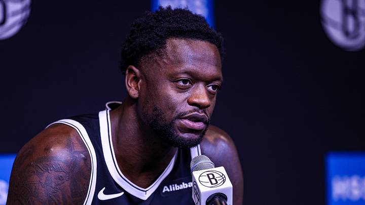 Sep 28, 2026; Brooklyn, NY, USA; Brooklyn Nets forward-center Julius Randle (30) talks with media at Brooklyn Nets HSS Training Center. Mandatory Credit: Vincent Carchietta-Imagn Images Sep 28, 2026; Brooklyn, NY, USA; Brooklyn Nets forward-center Julius Randle (30) talks with media at Brooklyn Nets HSS Training Center. Mandatory Credit: Vincent Carchietta-Imagn Images