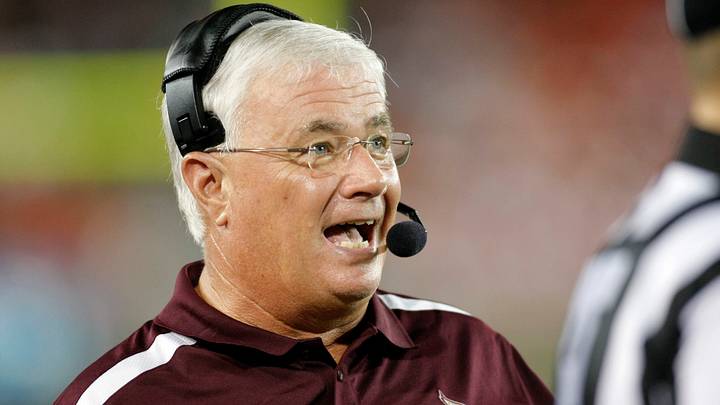 Texas State Bobcats head coach Dennis Franchione. Texas State Bobcats head coach Dennis Franchione.