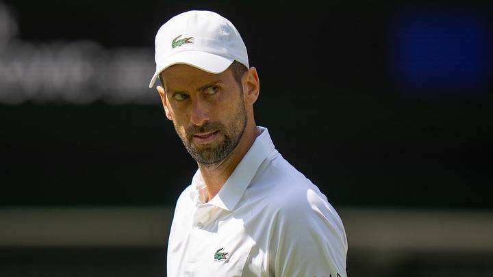 Novak Djokovic outlasted Arthur Rinderknech at Wimbledon. Novak Djokovic outlasted Arthur Rinderknech at Wimbledon.