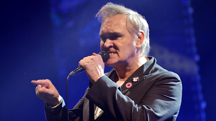 Morrissey performs at Wembley Arena