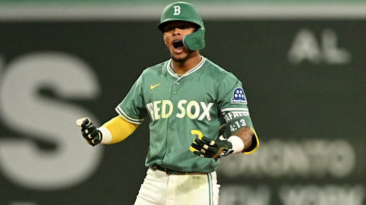 Boston Red Sox center fielder Ceddanne Rafaela.