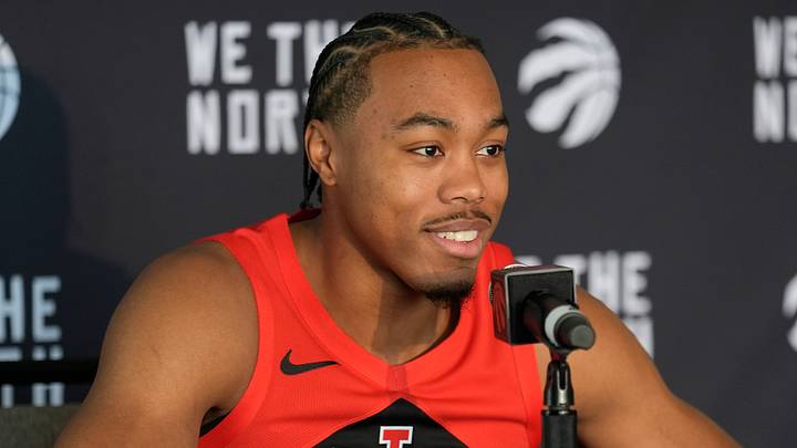 Sep 28, 2026; Toronto, ON, Canada; Toronto Raptors guard Scottie Barnes (4) talks to the media during Toronto Raptors-Media Day at Hotel-X. Mandatory Credit: John E. Sokolowski-Imagn Images Sep 28, 2026; Toronto, ON, Canada; Toronto Raptors guard Scottie Barnes (4) talks to the media during Toronto Raptors-Media Day at Hotel-X. Mandatory Credit: John E. Sokolowski-Imagn Images