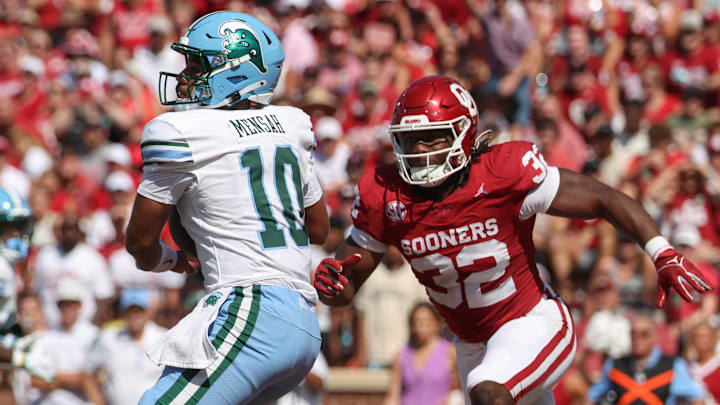 Oklahoma Sooners defensive lineman R Mason Thomas