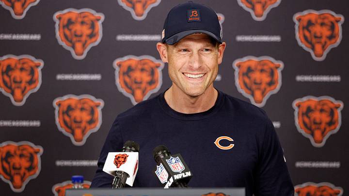 Chicago Bears head coach Ben Johnson speaks during minicamp at Halas Hall. Mandatory Credit: Kamil Krzaczynski-Imagn Images Chicago Bears head coach Ben Johnson speaks during minicamp at Halas Hall. Mandatory Credit: Kamil Krzaczynski-Imagn Images