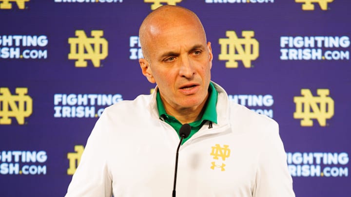 Notre Dame athletics director Pete Bevacqua Notre Dame athletics director Pete Bevacqua