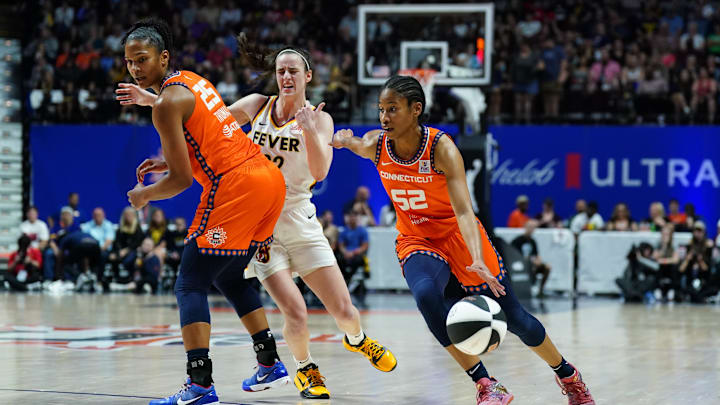 Connecticut Sun guard Tyasha Harris.