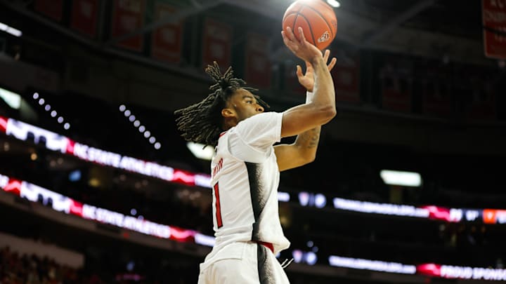 NC State basketball guard Dennis Parker Jr. NC State basketball guard Dennis Parker Jr.
