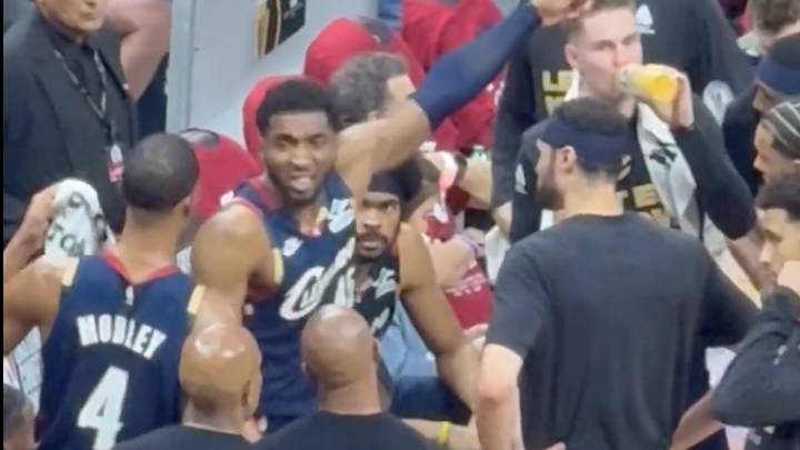 Donovan Mitchell was fired up during the Cavaliers’ Game 4 loss to the Knicks.