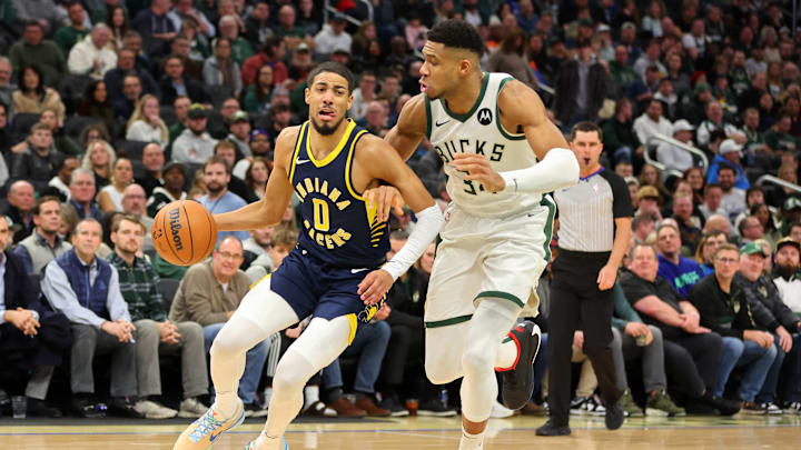 Indiana Pacers, Milwaukee Bucks, Tyrese Haliburton, Giannis Antetokounmpo