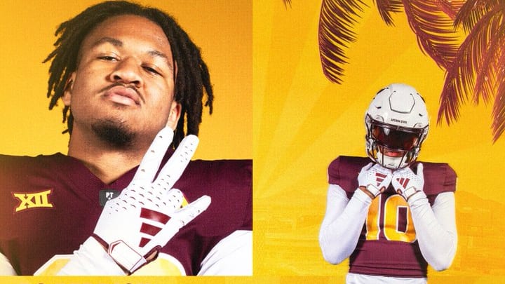 Ronal Derrick's commitment graphic for the announcement