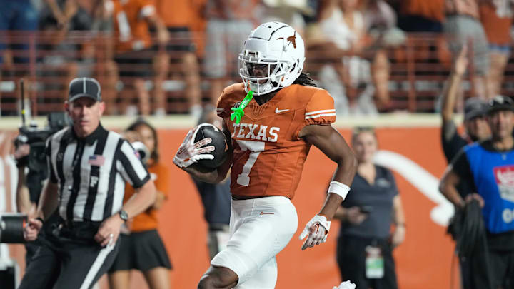 Texas Longhorns wide receiver Isaiah Bond against UTSA.