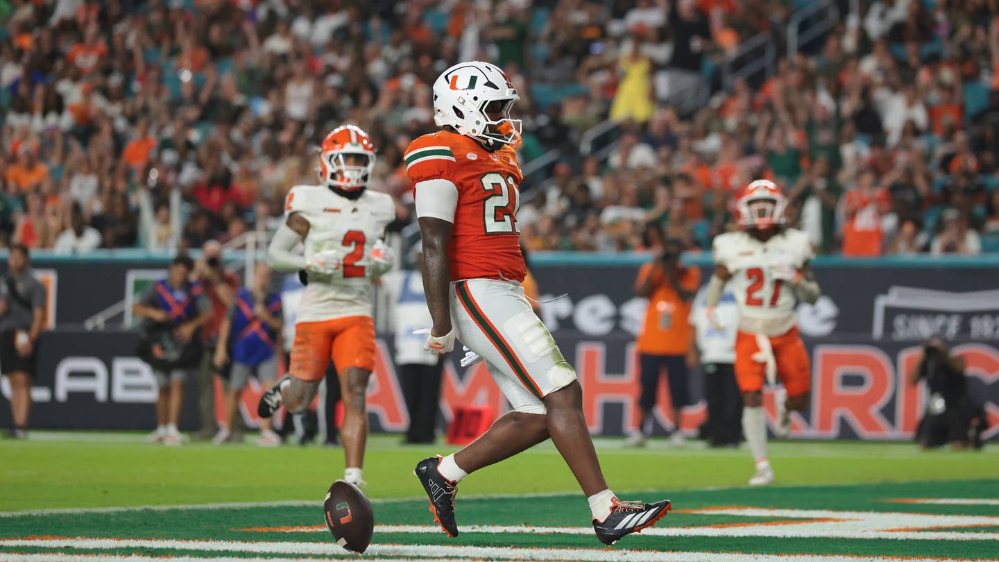 Miami Freshman Running Back Explodes in Home Opener for Miami