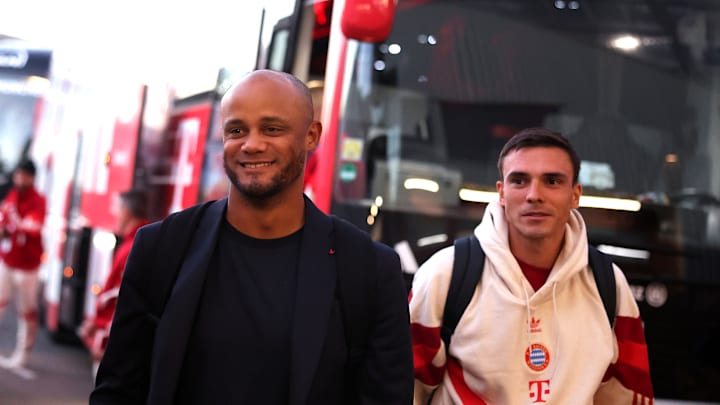 Vincent Kompany (l.) und Joao Palhinha (r.)