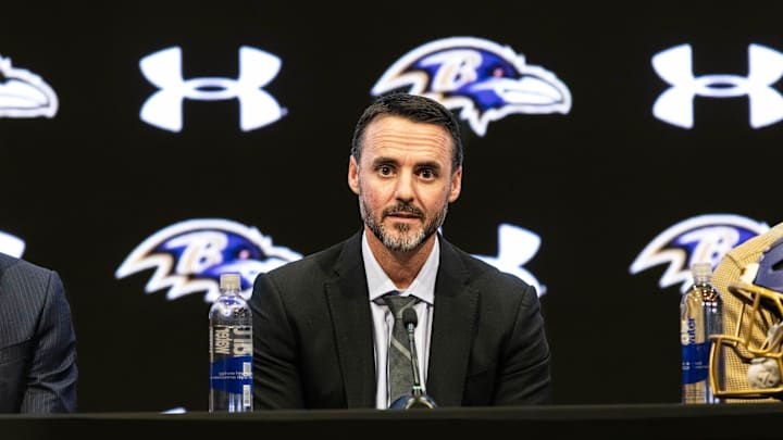 Baltimore Ravens head coach Jesse Minter