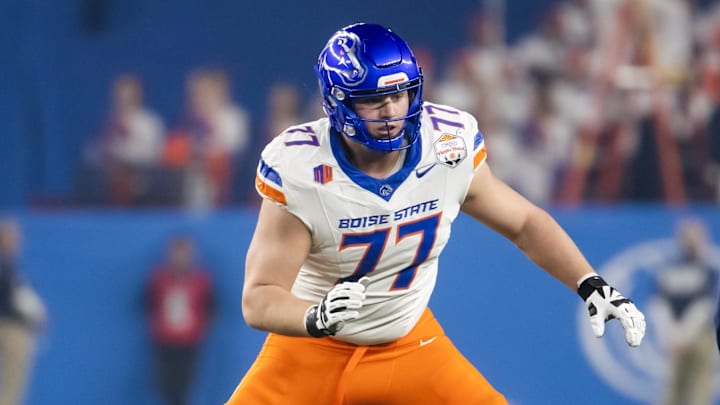 Boise State Broncos offensive tackle Kage Casey.