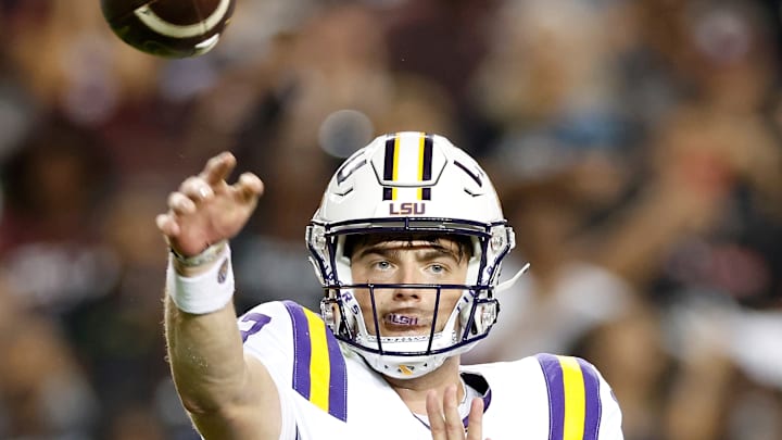 LSU QB Garrett Nussmeier.