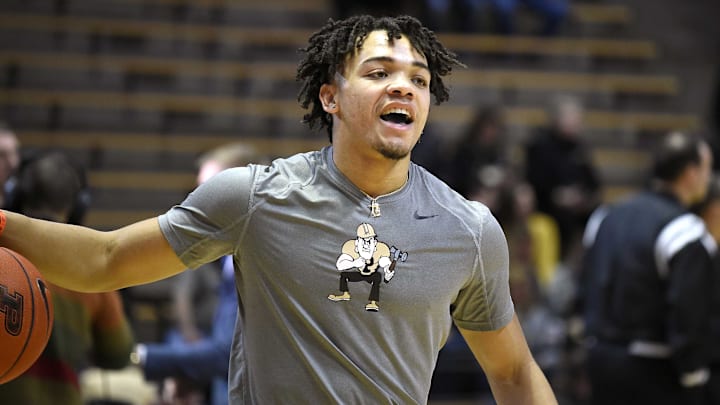 Purdue Boilermakers guard Carsen Edwards (3) before the game against the Rutgers Scarlet Knights Purdue Boilermakers guard Carsen Edwards (3) before the game against the Rutgers Scarlet Knights